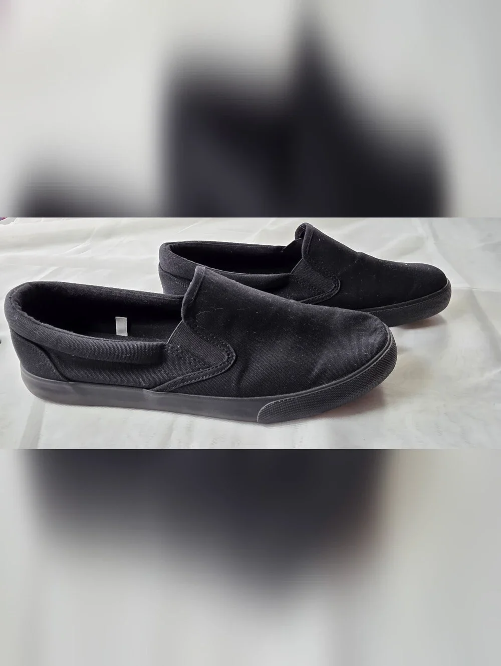 Goodfellow & Co Men’s Black Canvas Slip-On Loafers